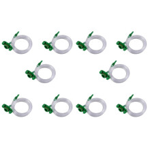 10X 30CC-50CC Plastic Transparent Air Tubing Glue Dispenser Syringe Adapter