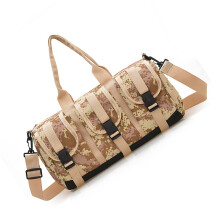 Reisetasche, wasserdichte Weekender-Übernachtungstasche-Khaki