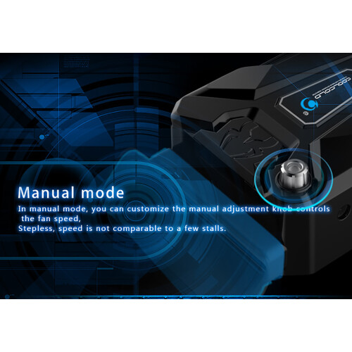 COOLCOLD K27 Tragbarer Notebook-Laptop-Kühler