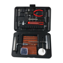 Zestaw do Naprawy Opon 70 Szt., Zestaw Zatyczek do Opon O Dużej Wytrzymałości, Zestaw Łatek do Naprawy Płaskich Opon, Zestaw Narzędzi do Wymiany