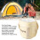 Champagne Collapsible Foot Bath Basin 32x37cm 5