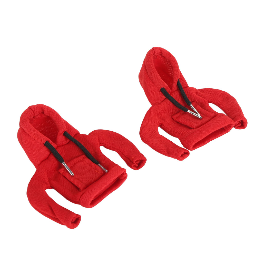 Velvet Universal Car Gear Shift Knob Cover For Most Vehicles Red 4971388637392