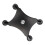 Quad Foot Stainless Steel Walking Cane Support - 22mm Diameter 8