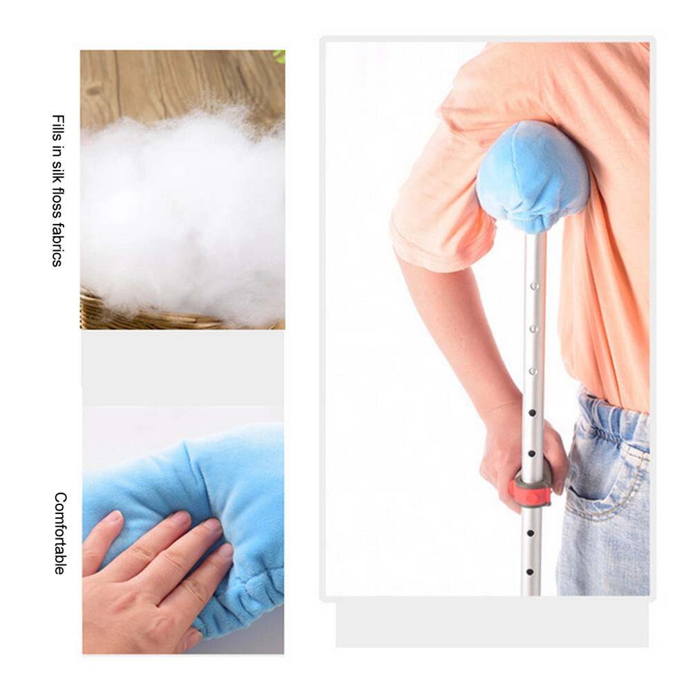 2 stÃ¼cke KrÃ¼cken Achsel Pad Blau Weichen Griff