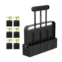 Bloqueador de Solo Portátil, Bloqueador de Solo para Início de Sementes, Máquina de Mudas Manual para Bloco de Solo, Modelo de Bloco de Solo