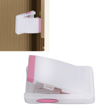 4 pezzi di serrature per armadi per bambini rosa 8,7 x 7,5 cm