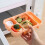 Bento-Lunchbox mit Staubdeckel, 4-teiliger PP-Lebensmittelbehälter 3