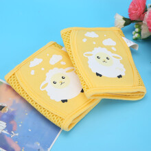 Baby Toddler Adjustable Knee Pads, Soft Safety Protectors, 11x29cm, Yellow Sheep
