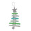 Sea Glass Christmas Tree Ornament, 6.2x3.1 cm 3