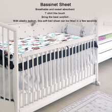 Weiches Babybettlaken Stubenwagen atmungsaktiv