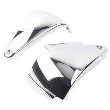 Motorcycle Battery Side Fairing Battery Cover for Vulcan 400 800 VN800B Classic VN800E Drifter Silver Plating