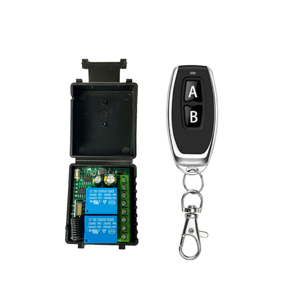 433Mhz Rf Remote Control Dc6v-30V 2Ch Rf Relay Remote Control For Garage Door Motor Control 6132050844106