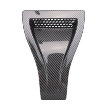 Universal Engine Hood Vent Louvers Air Scoop Bonnet Vent Air Intake Cover Carbon Car Parts Car Front Vent