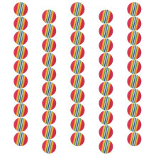 50pcs Swing Training Aids Indoor Practice Sponge Foam Rainbow Balls