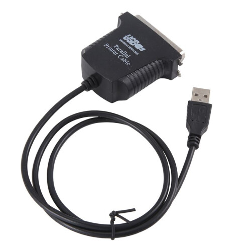 New Parallel Port DB36 LPT Printer USB Express Card Converter Adapter Black 1