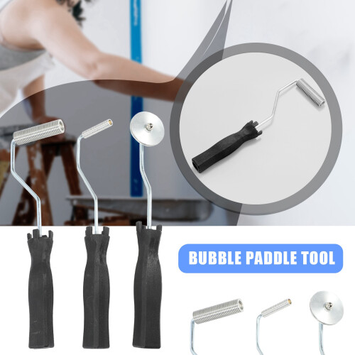 3-Delige Glasvezelrollerset Bubble Paddle Tool Lamineerrollerset voor FRP-Vorm 1