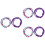 3Stk Bauch Taillenkette Perlen Damen Schmuck 6