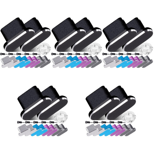 5Sets Robuste Staubschutzplugs Für Lade- Klinkenanschluss 2