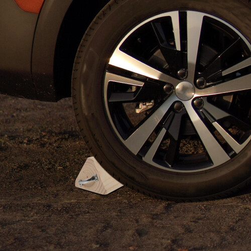 Blocs Roue Bois Solides Antidérapants Pour Camping-Car 2