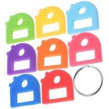 64Pièces Marqueurs Clés Silicone Colorés Souples Et Réutilisables