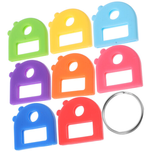 64Pièces Marqueurs Clés Silicone Colorés Souples Et Réutilisables