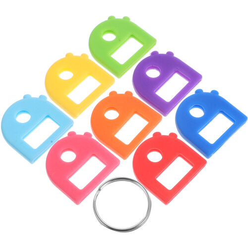 64Pièces Marqueurs Clés Silicone Colorés Souples Et Réutilisables 1