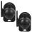 8Ensembles Support Haut-Parleur Mural Pivotant Acier Inoxydable Noir 2