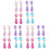 12Paires Boucles Et Pendentifs Enfants Coloré 2