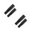 4Pièces Nylon Noire Design Pliable Rotative 10