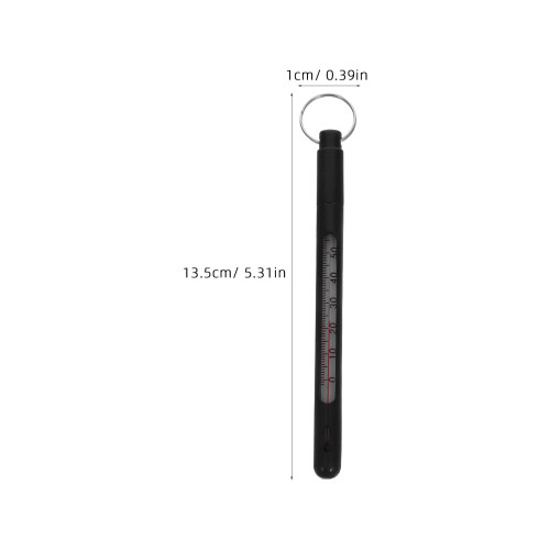 2Pièces Thermomètres De Étanches Noir ABS Pour Lacs Étangs 2