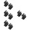 8Ensembles Support Haut-Parleur Mural Pivotant Acier Inoxydable Noir 9