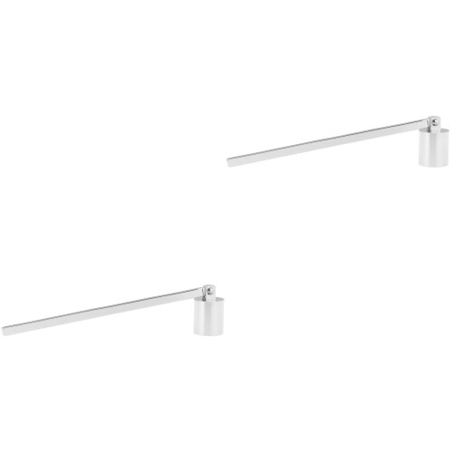 2Stk Snuffer & Wick Cutter Aus Robustem Silber 2