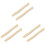 6Pcs Beige Wood Handle Replacement for Ergonomic Camping Tool 2