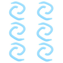 30Paires Supports Auriculaires Bébé Silicone Bleu Usage Quotidien