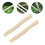 6Pcs Beige Wood Handle Replacement for Ergonomic Camping Tool 11