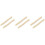 6Pcs Beige Wood Handle Replacement for Ergonomic Camping Tool 4
