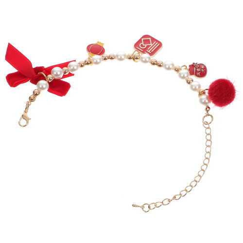 2Pièces Collier Avec Perles Pour Animaux Stylé 2