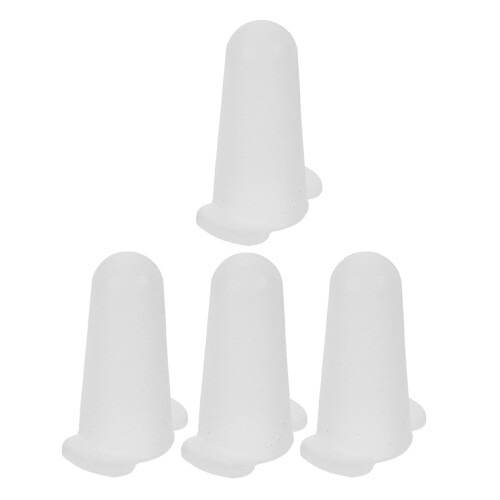20Pièces Couvre Embouts Silicone Blancs Pour Douilles À Gâteau Maison 2