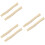6Pcs Beige Wood Handle Replacement for Ergonomic Camping Tool 7