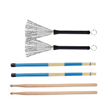 2Pièces Baguettes Jazz En Bois Durable Avec Sac À Cordons