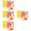 4Ensembles Panneaux Miniatures De Circulation Jouet ABS Coloré Enfants 9
