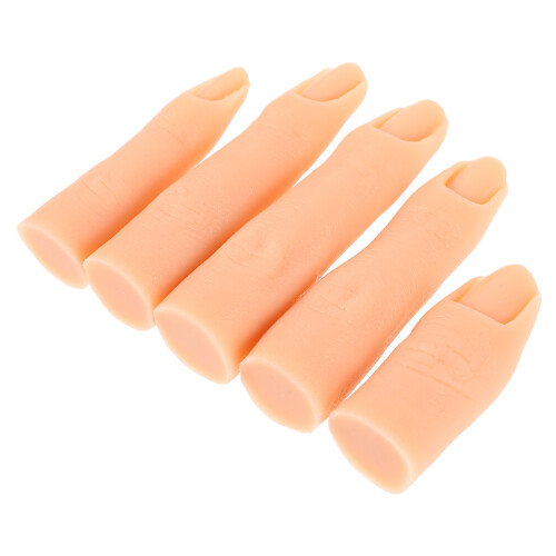 4Pièces Main Art Ongulaire Silicone Souple