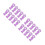 20Pièces Caches Silicone Violet Forme Patte Chat Pour Aiguilles 6