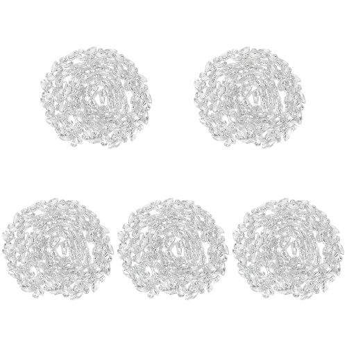5Pièces Strass Cristal Blanche Décorations Créatives Couture 1