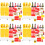 4Ensembles Panneaux Miniatures De Circulation Jouet ABS Coloré Enfants 7