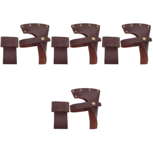 4Pièces Protège- Marron Simples Durables Pour Extérieur 2