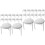 100Pièces Supports Pizza Tabletop Anti-Écrasement 6