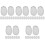 45Pièces Extenseur Bodies Bébé Alu-Coton Clair Doublure 5