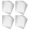300Pièces Sacs Thermorétractables PVC Transparente Pour 2