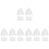 8St Tpu Motorhelm Kat Oren Witte Duurzame Set 3